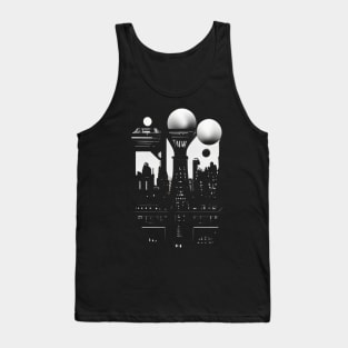 Victorian Steampunk City Tank Top